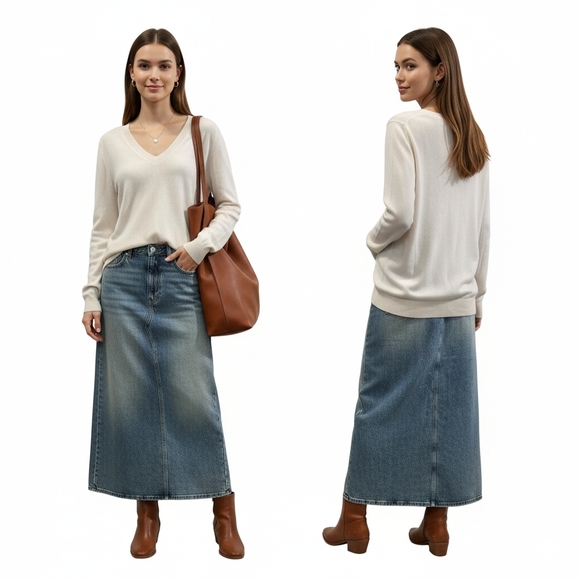 Vince Weekend 100% Cashmere Sweater Size L - Picture 5 of 9